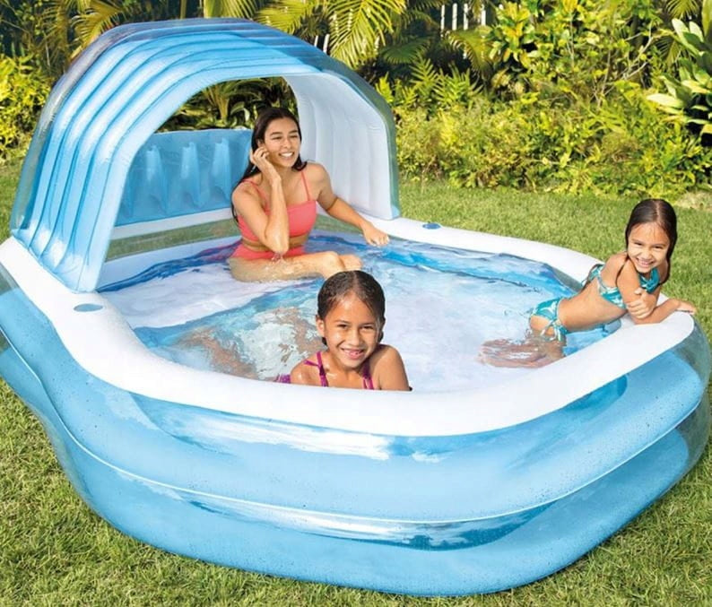 Family swimming pool inflatable sunshade INTEX 57186 Height 135 cm