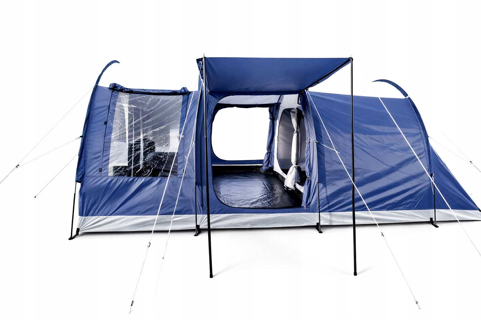 Family tent BORNEO XXL 5 persons 5000mm Integrated floor Black cabins Waterproofness 5000 mm