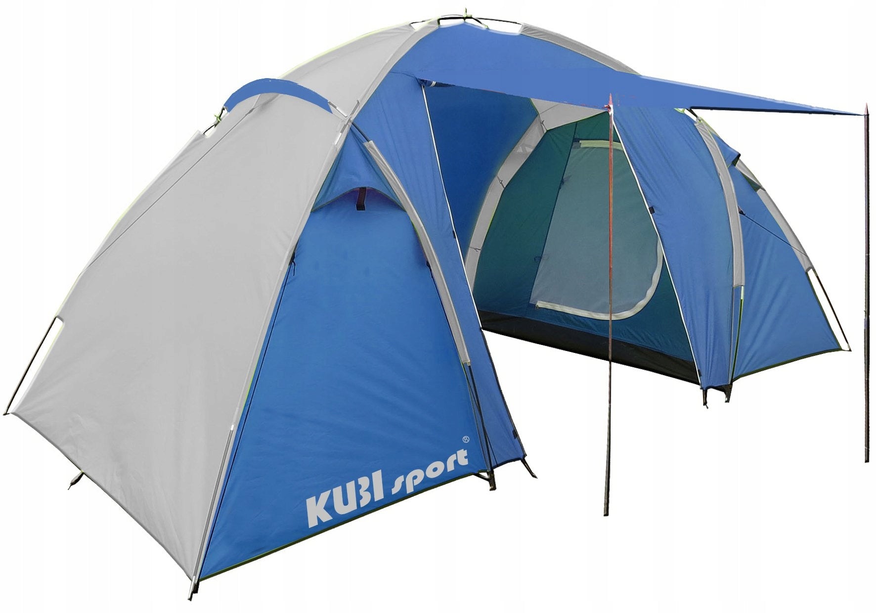 Family tent for 4 people - 2 bedrooms