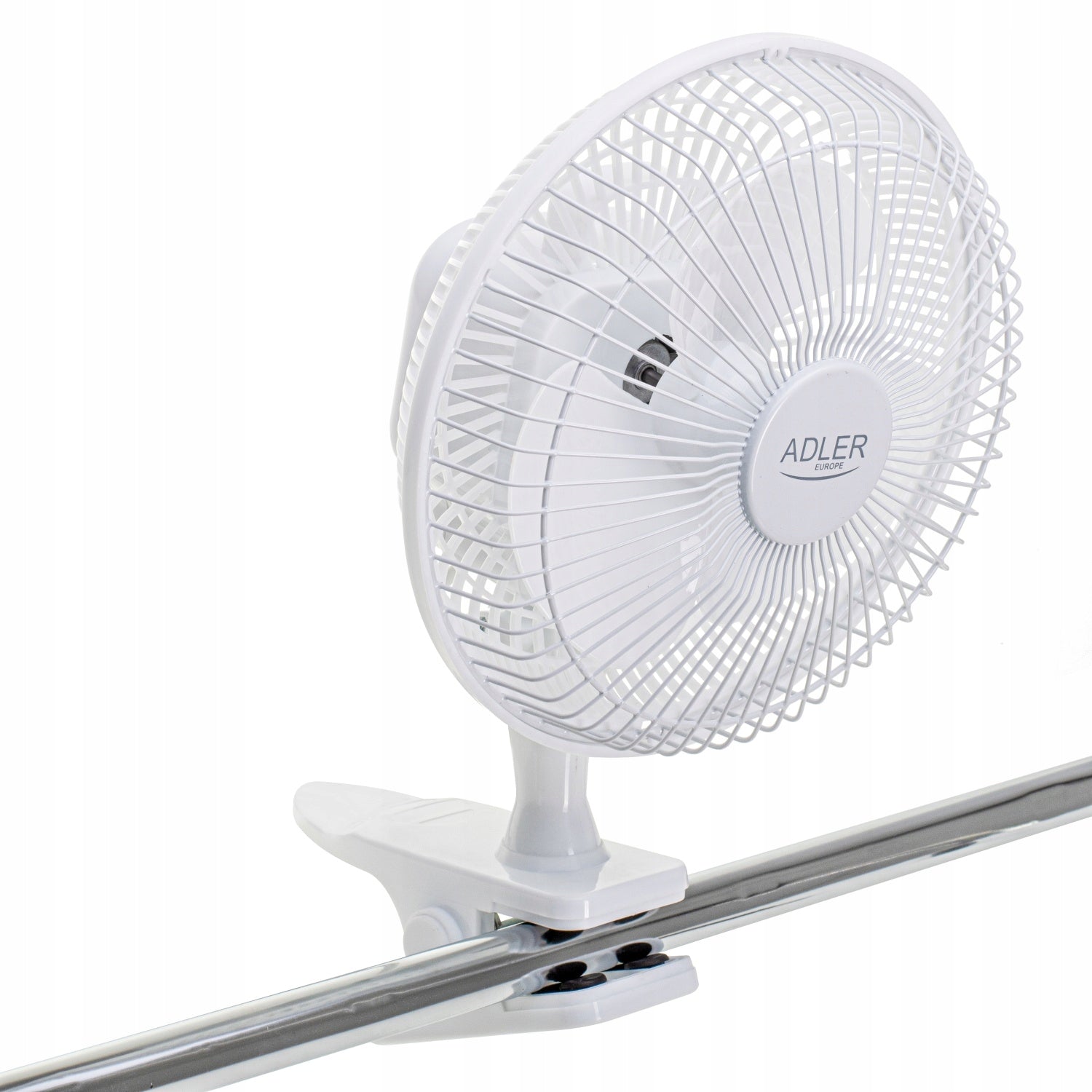 Fan Adler 7317 Standing 2 Modes Desk Speed With Clip 15cm 30W Dominant color white