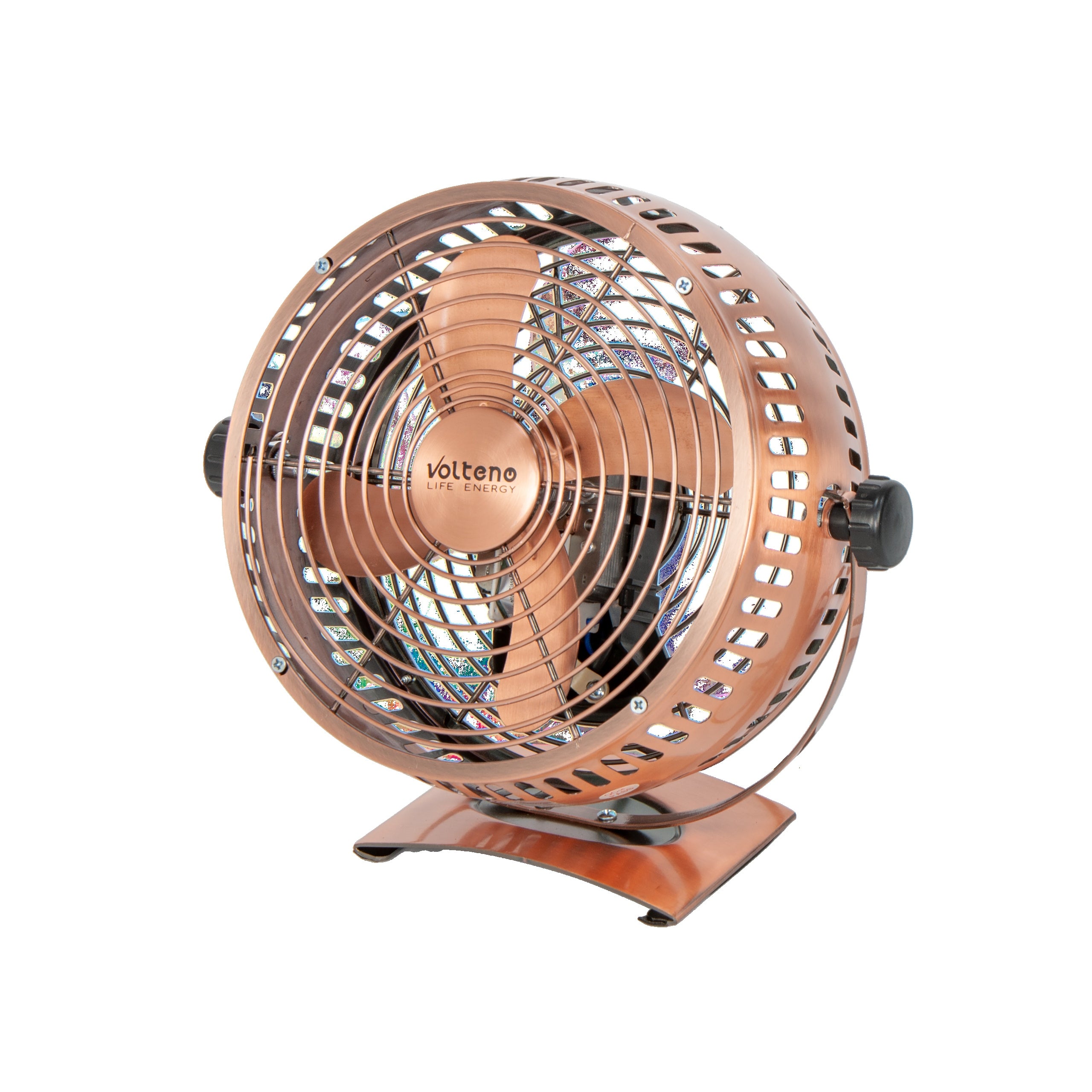 Fan Desk Fan Table Copper Quiet Powerful 15W Manufacturer code WENTYLATOR BIURKOWY 15W MIEDZIANY