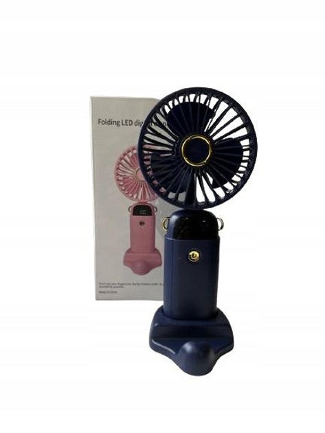 Fan Mini Fan Z9 Handheld Desk Stand Battery 3.7V 5W Blue