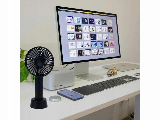 Fan WINDMILL mini HANDHELD TRAVEL USB STAND AKU 3speeds to Egypt Functions none