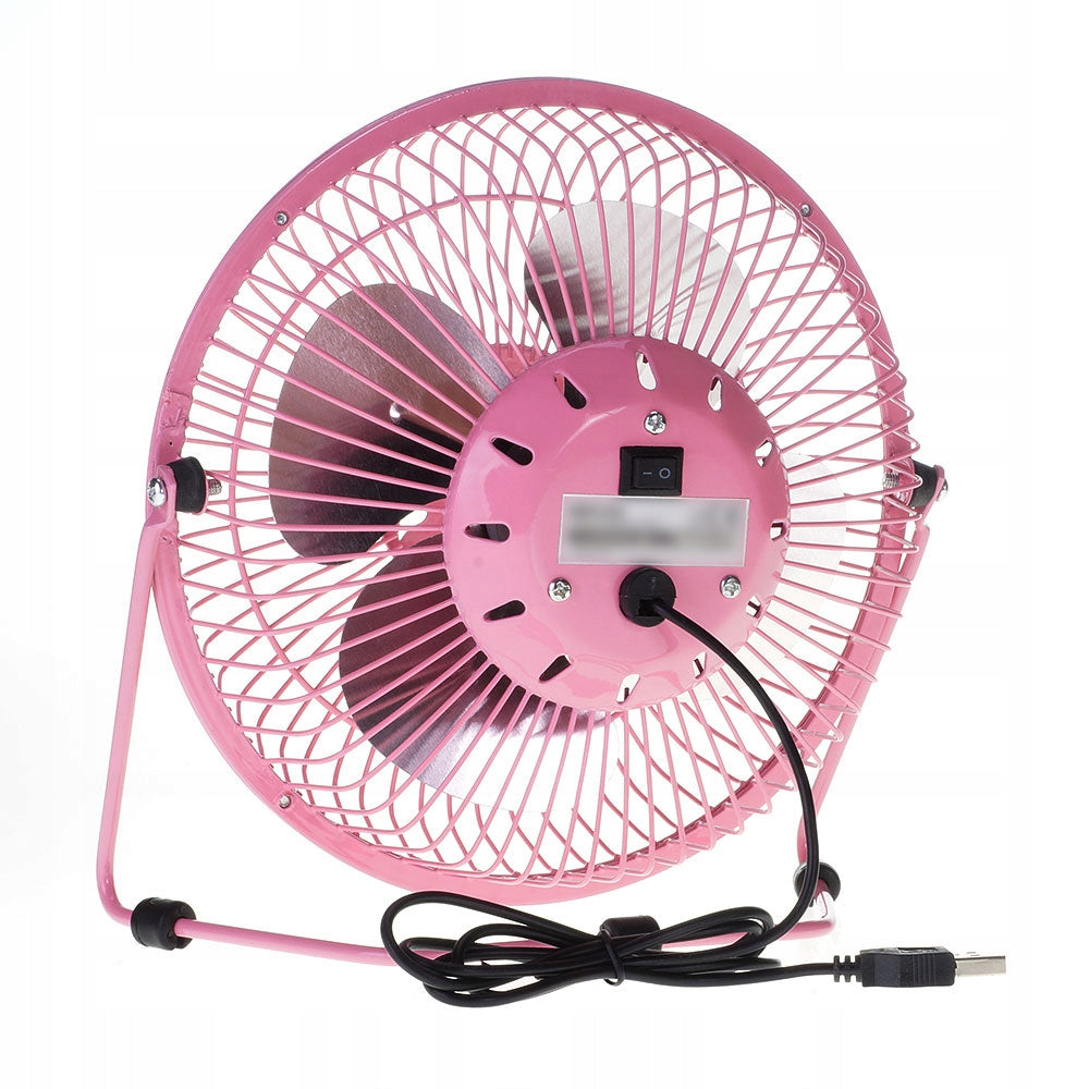 Fan desk fan usb ZEFIR 18 cm pink Brand no brand