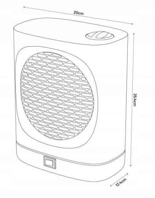 Fan fan 2000W apron oscillating heater Brand fr1
