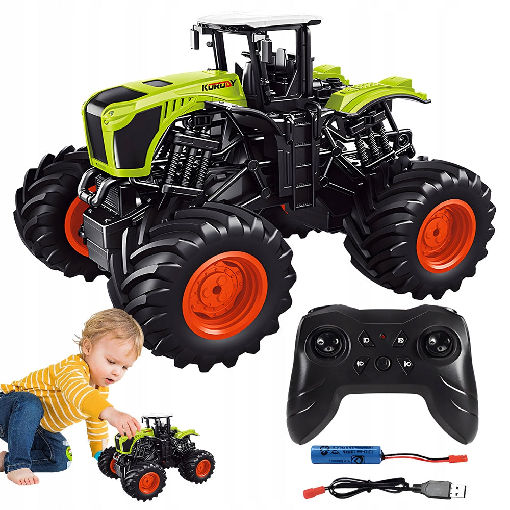 Farm Tractor Rc Remote Controlled Large Tractor 6-Channel Remote Control Toy Brand Bedee