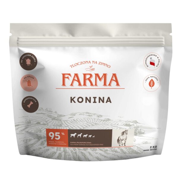 Farma Cold Pressed Dry Food Horsemeat 2kg