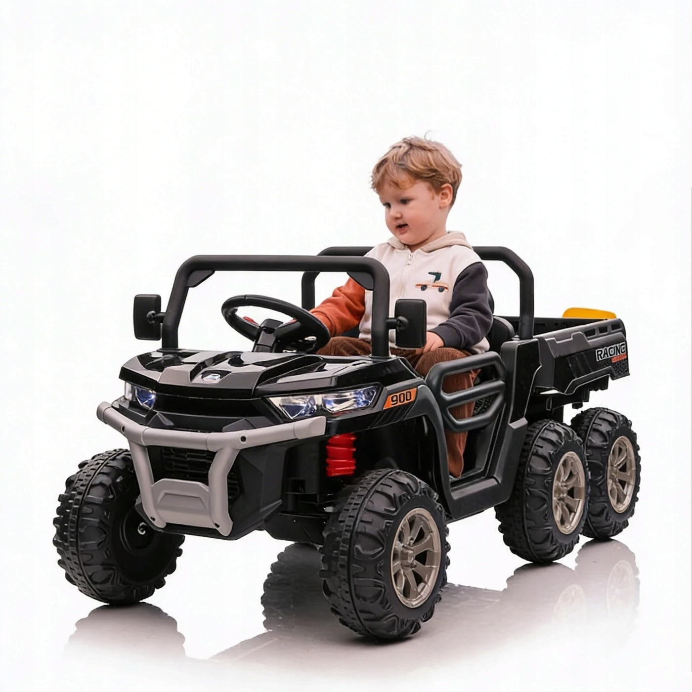 Farmer Truck Tipper Black Battery 12V/10Ah 4x45W for Kids