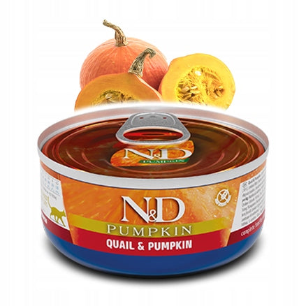 Farmina ND PUMPKIN Quail 70g Cat Wet Cat Food with Quail and Pumpkin
