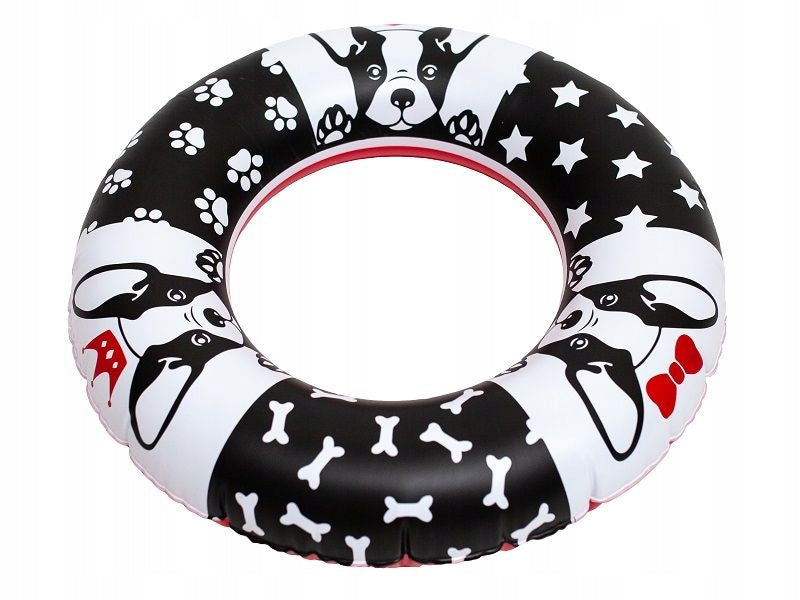 Fashionable Circle Swimming Wheel Dog Black and White Brand Inn