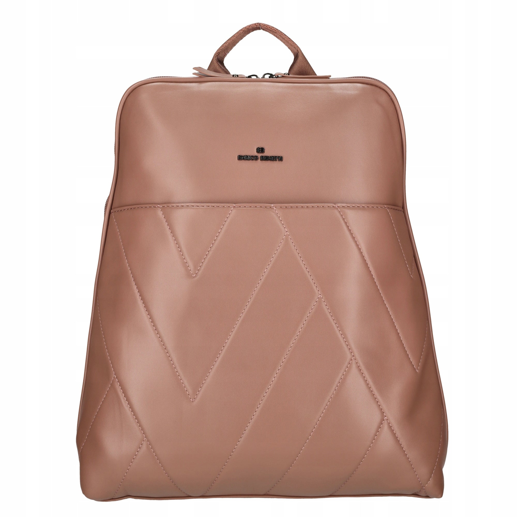 Fashionable backpack with laptop space 15 EVIE from Enrico Benetti 58006 Old Pink