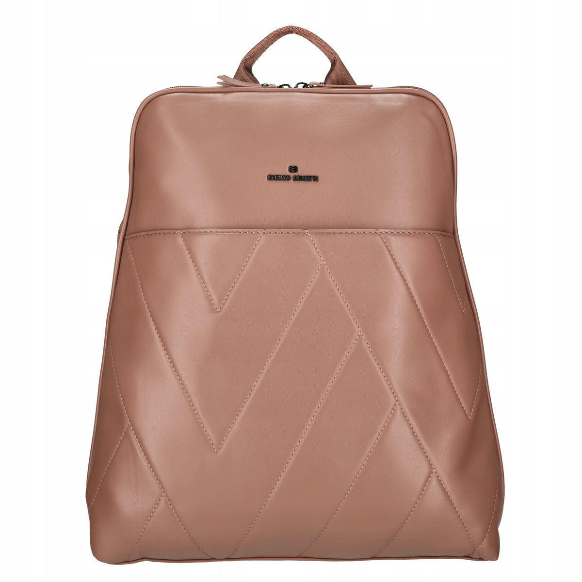 Fashionable backpack with laptop space 15 EVIE from Enrico Benetti 58006 Old Pink
