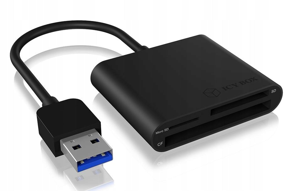 Fast CF Card Reader CompactFlash SD USB 3.0 Manufacturer IcyBox