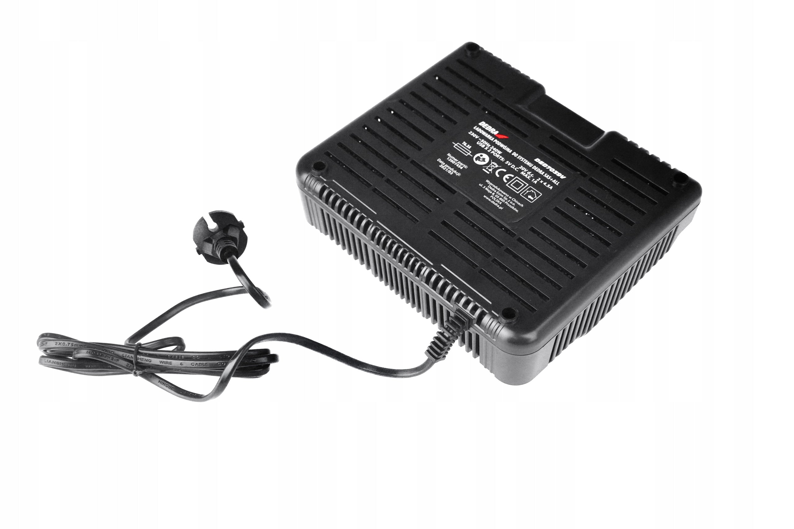 Fast Dual Charger DED7039V DEDRA SAS+ALL Brand Dedra