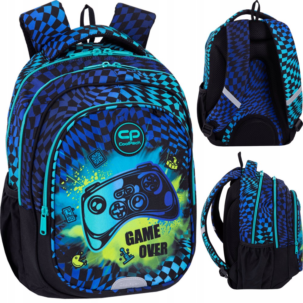 Fast Gamer Chess school backpack for boys class 1-3 Coolpack F163964