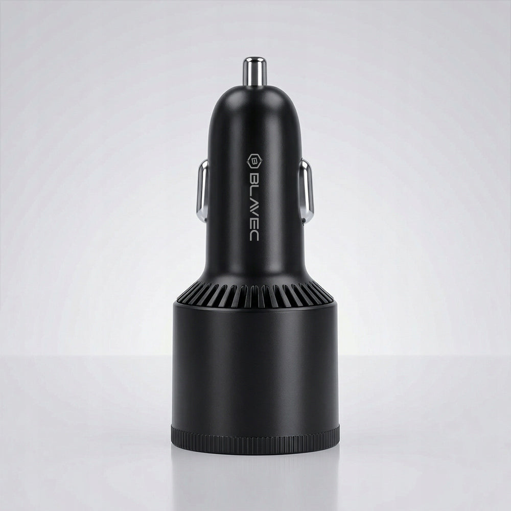 Fast USB Car Charger 2xUSB-C QC3.0 95W for Cigarette Lighter Phone Packaging status original