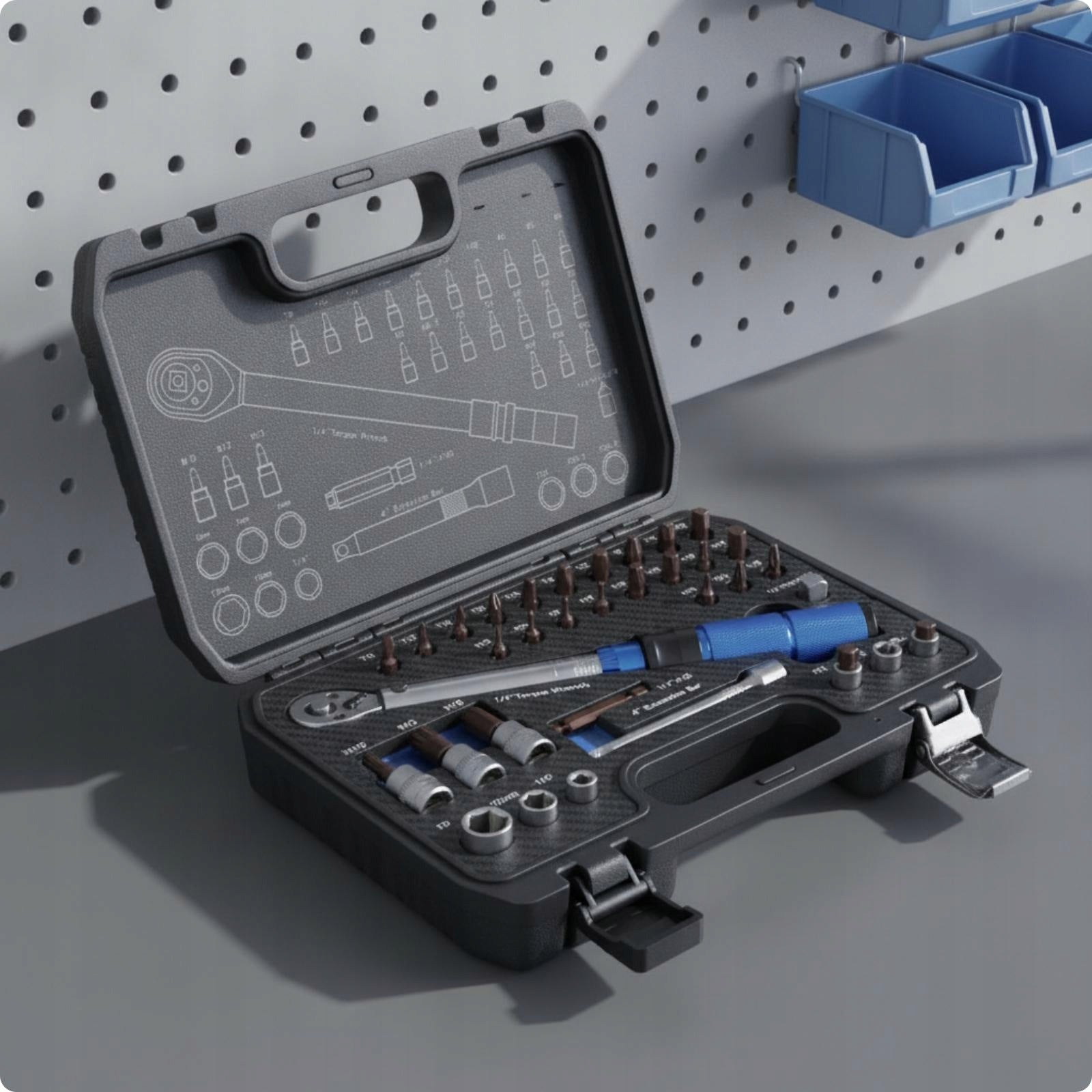 Fastening Wrench Set Carbon Steel Fastening Wrench Kit Clamshell for Home