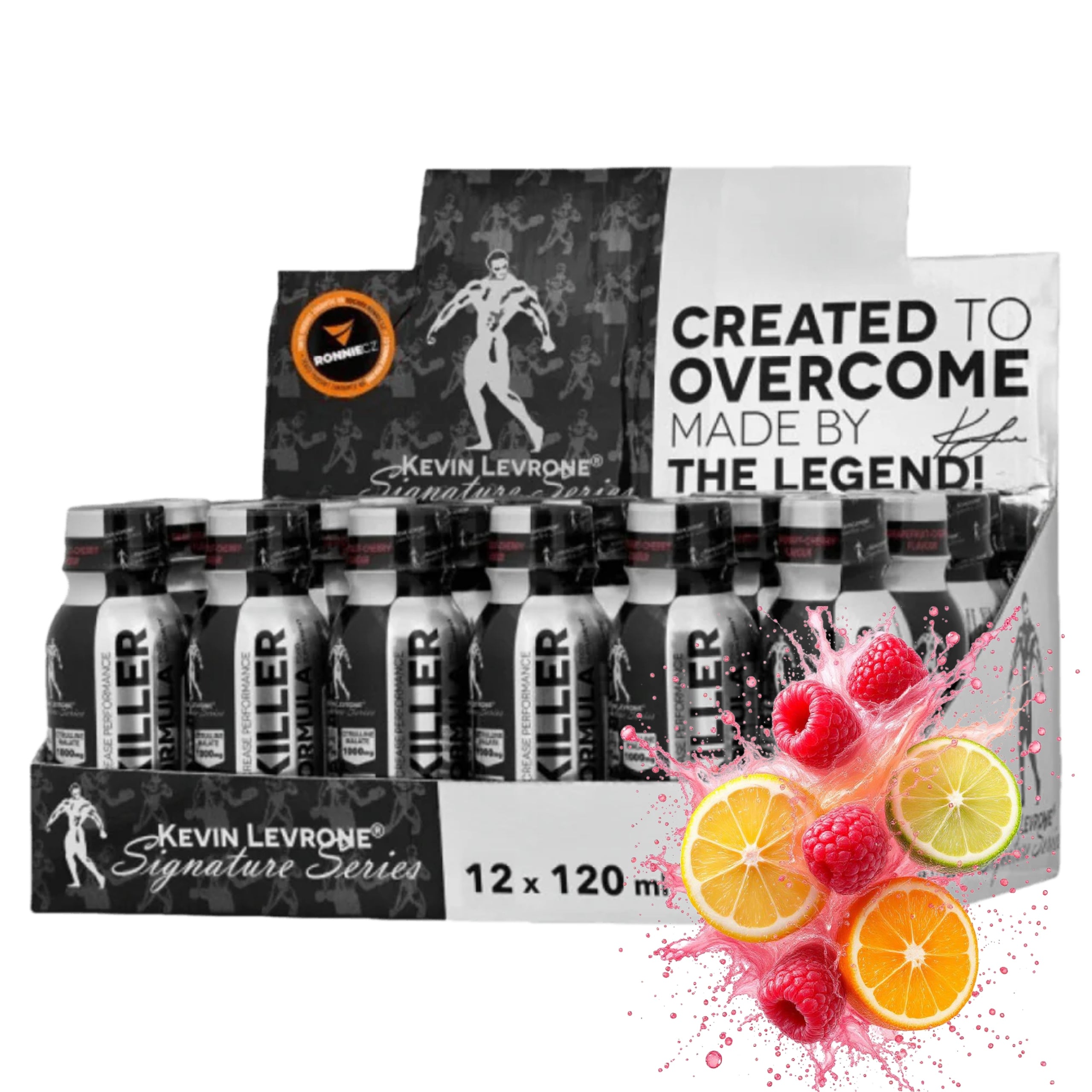 Fat Burner KEVIN LEVRONE Fat Killer Shot 12x120ml Raspberry Caffeine