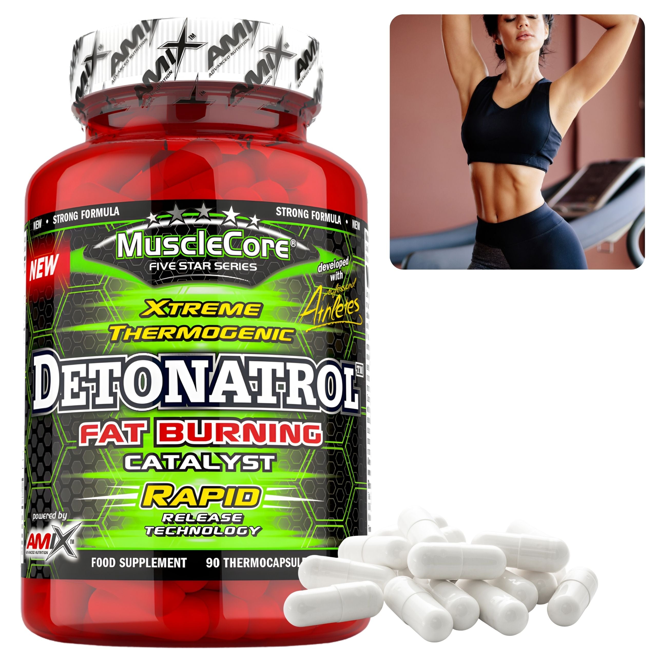 Fat Burner for Men Synferin Sinetrol Ginger Extract 90caps
