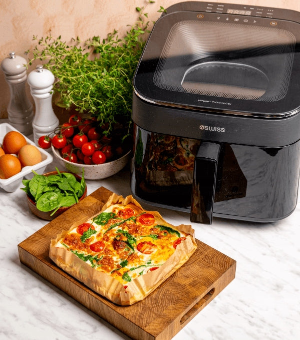 Fat Free Air Fryer 4Swiss ABB-025 1700W 6,5l Window AirFryer Power 1700 W