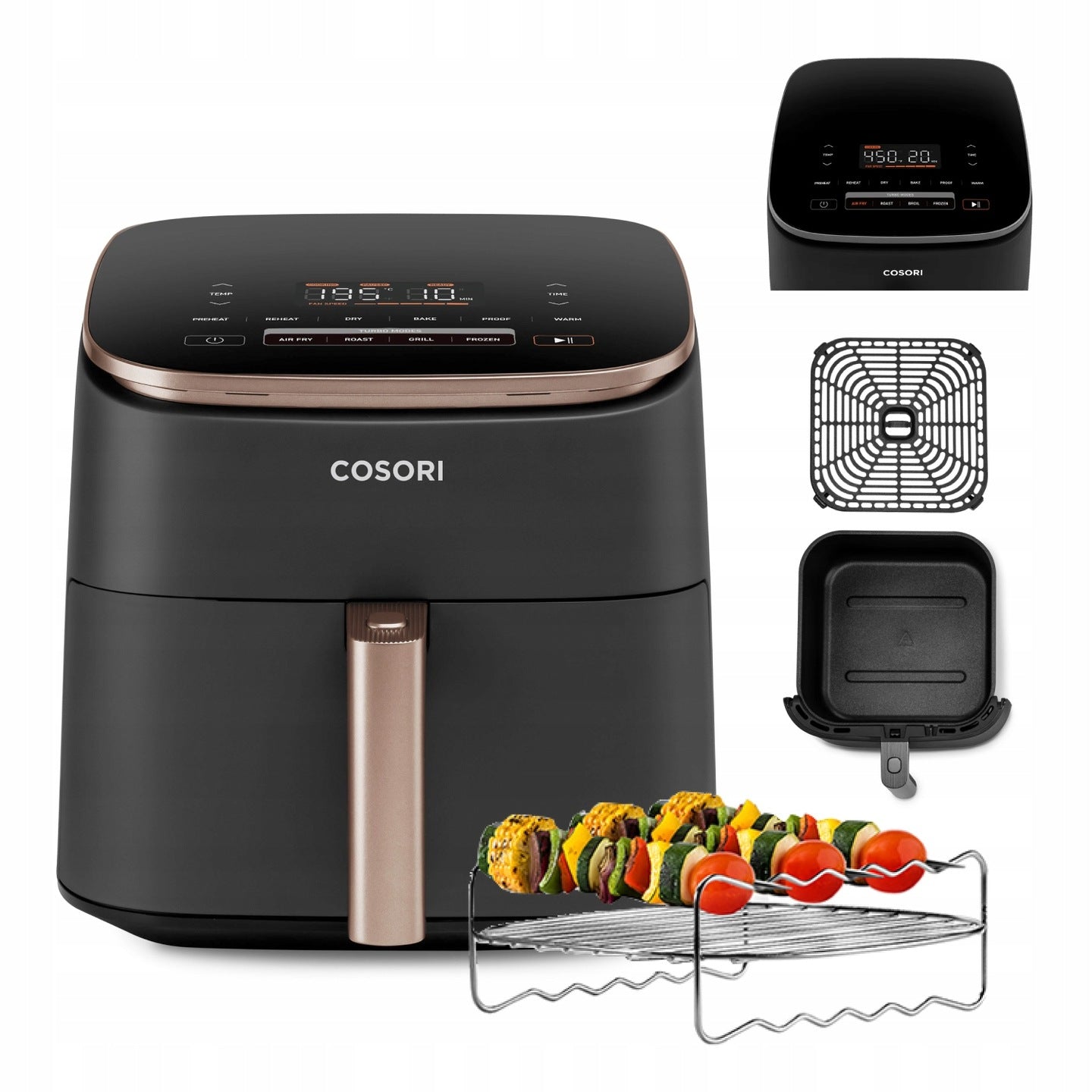 Fat Free Fryer COSORI TurboBlaze Chef Edition 1725W 6L Air Fryer