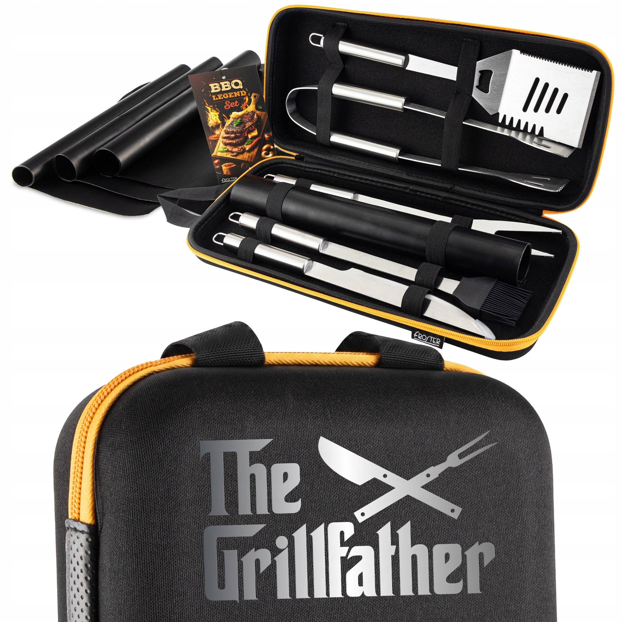 Father's Day Gift, BBQ Set, BBQ Accessories, GRILLFATHER