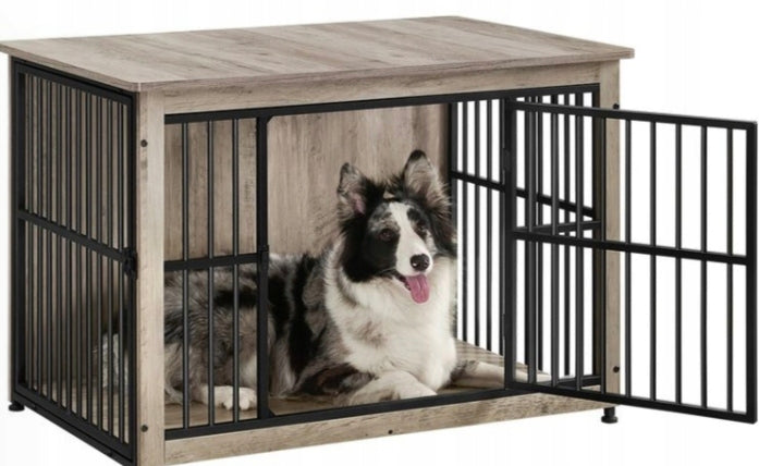 Feandrea Dog Cage, Side Table, Dog Cage, Modern Kennel Manufacturer code PFC024G01