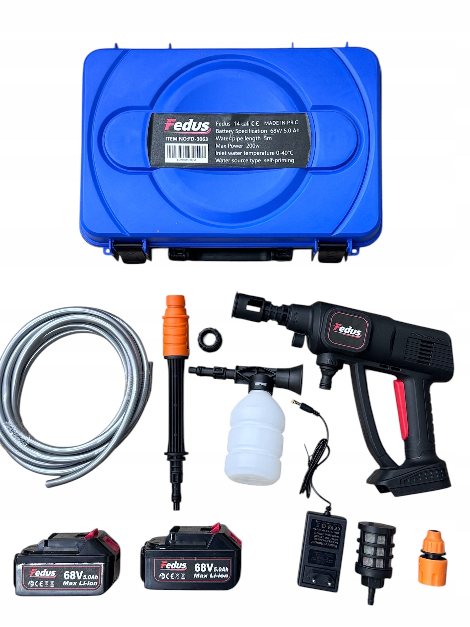 Fedus 2AKU 68V Pressure Washer Portable For Car Garden Brand no brand