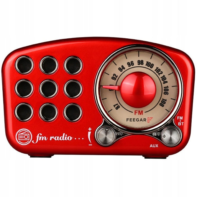 Feegar RETRO Mini Kitchen Radio Bluetooth 4.2 10h Brand Feegar