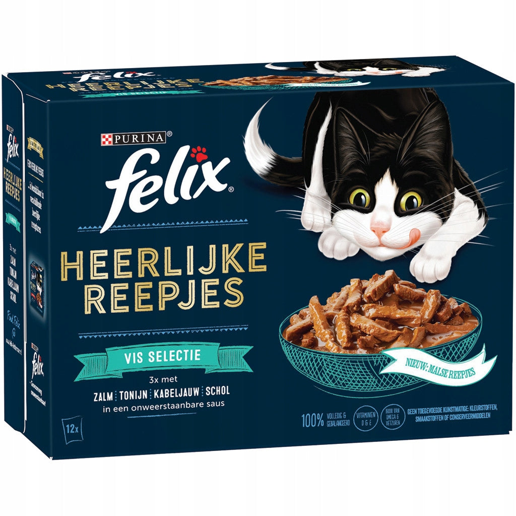Felix Tasty Shreds Rural Grilled Fish in Sauce 12x80g