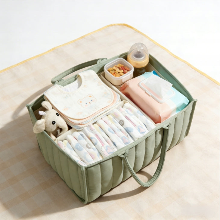 Felt Diaper Organizer Multifunctional - Mom Bag with Baby