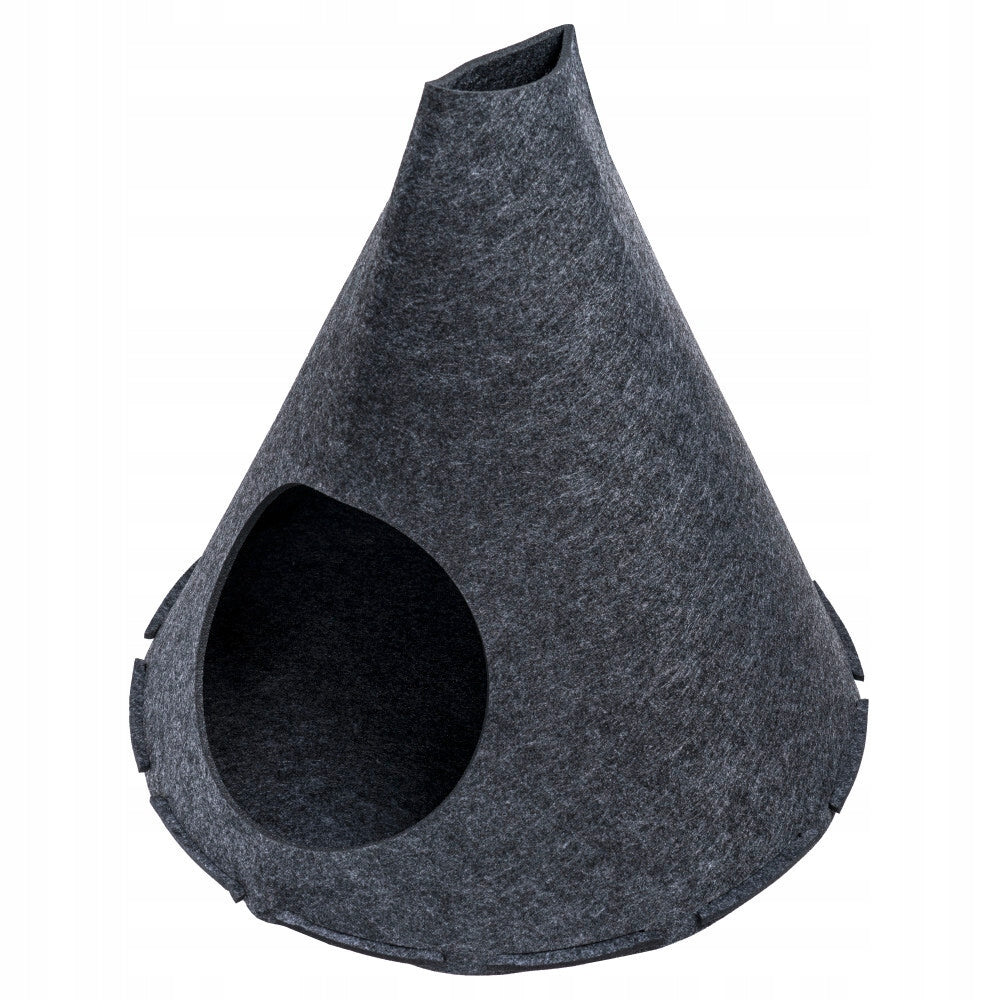 Felt cat booth HOUSE SHELTER TENT FOLDING CAVE Ø 49 x 47 cm Product width 49 cm