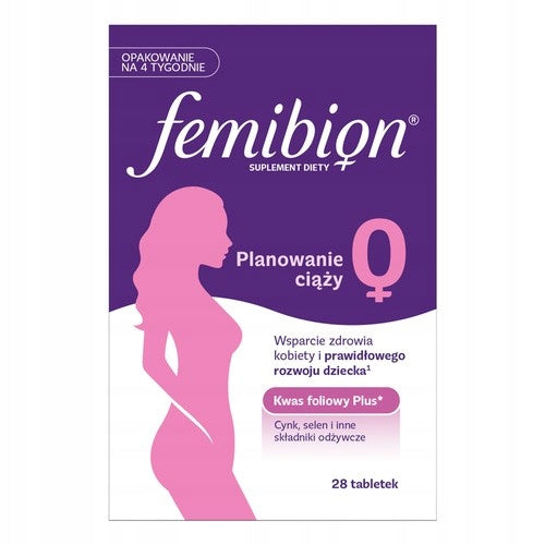 Femibion 0 Pregnancy Planning Folic Acid Plus, coated tablets, 28 pcs.