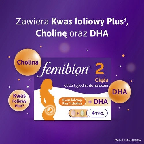 Femibion 2 Pregnancy 13 - 40 weeks, 28 tablets + 28 capsules Medical device no