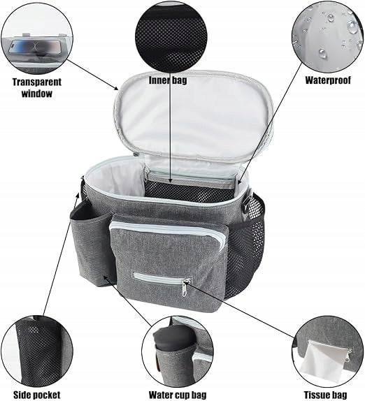 Femongy Stroller bag with strap on frame waterproof roomy Brand no brand