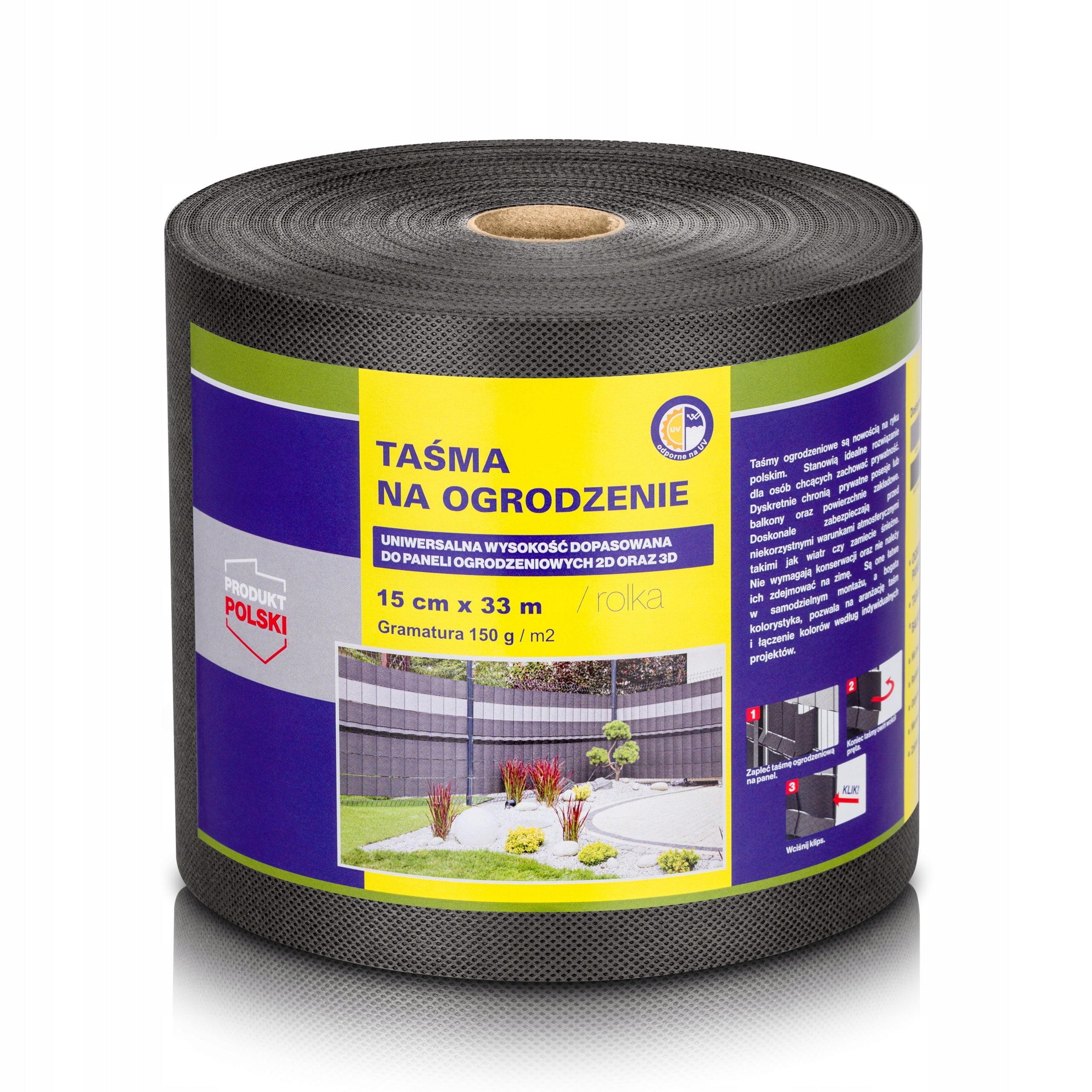 Fence Cover Fence Mat Tape 15cm x 33m Shading Covering