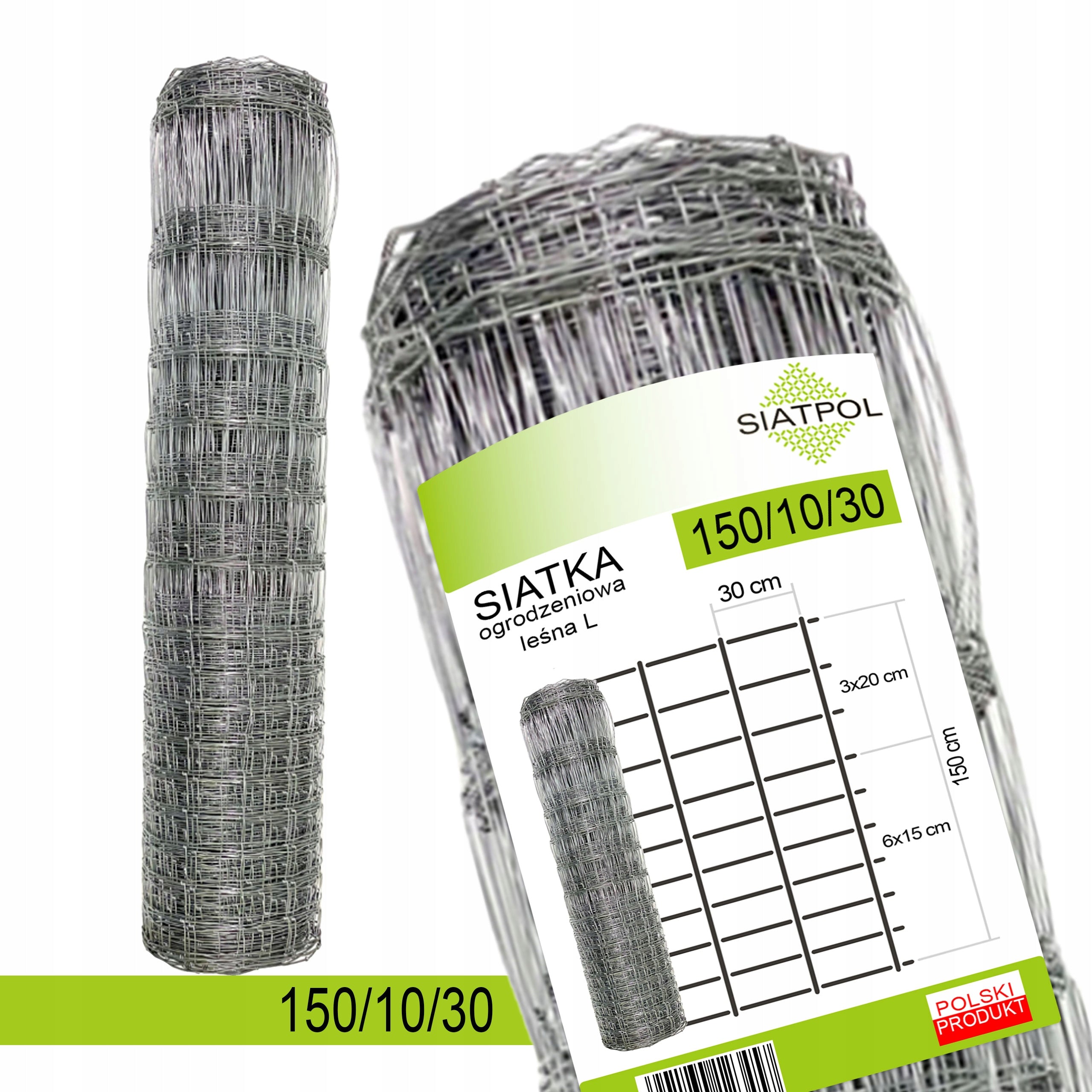 Fence NET FOREST L 150/10/30 + skoble 25m
