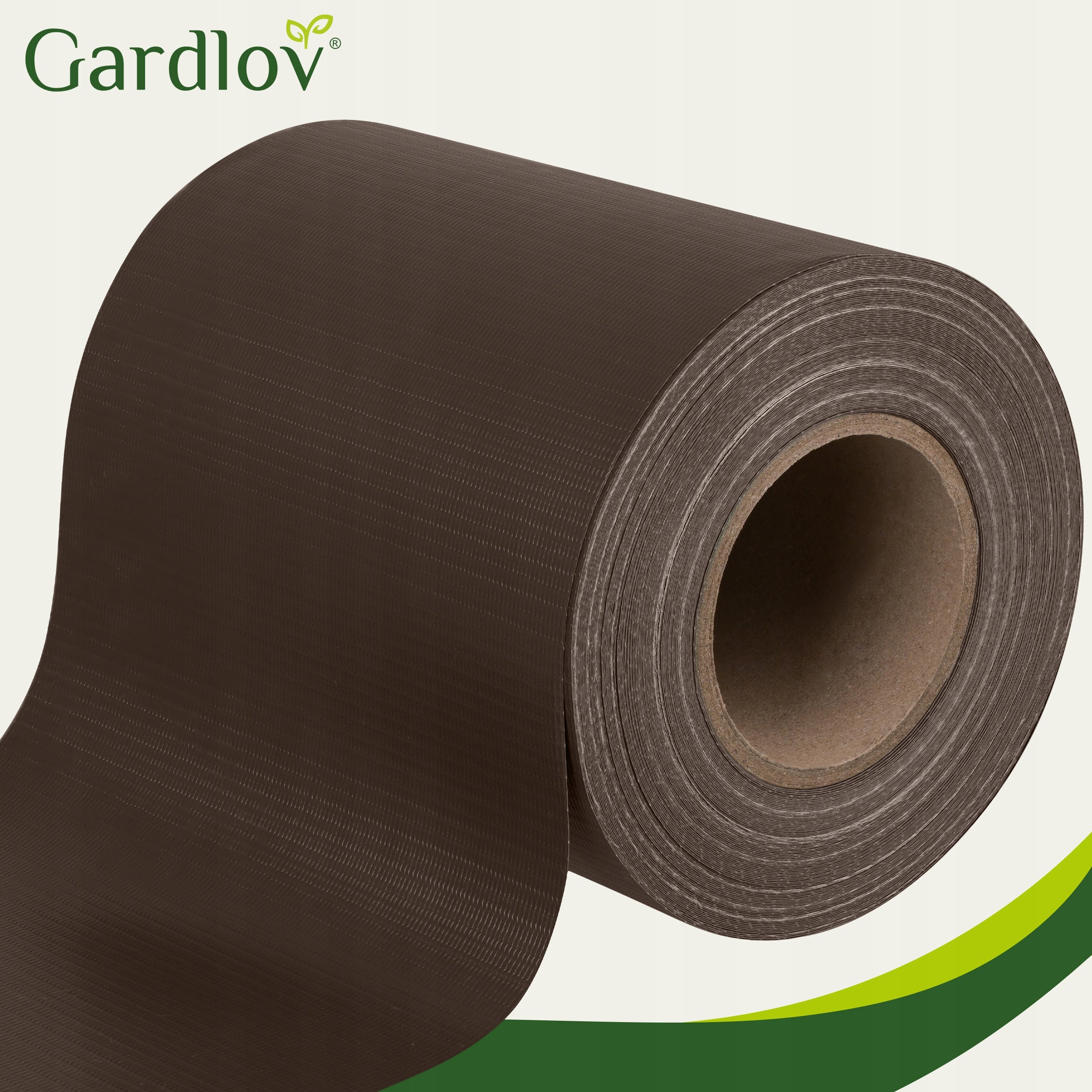 Fence Tape Panel Cover Fence Brown 19x35cm 25 Clips Manufacturer code Taśma ogrodzeniowa 19cmx35m brązowa 23702