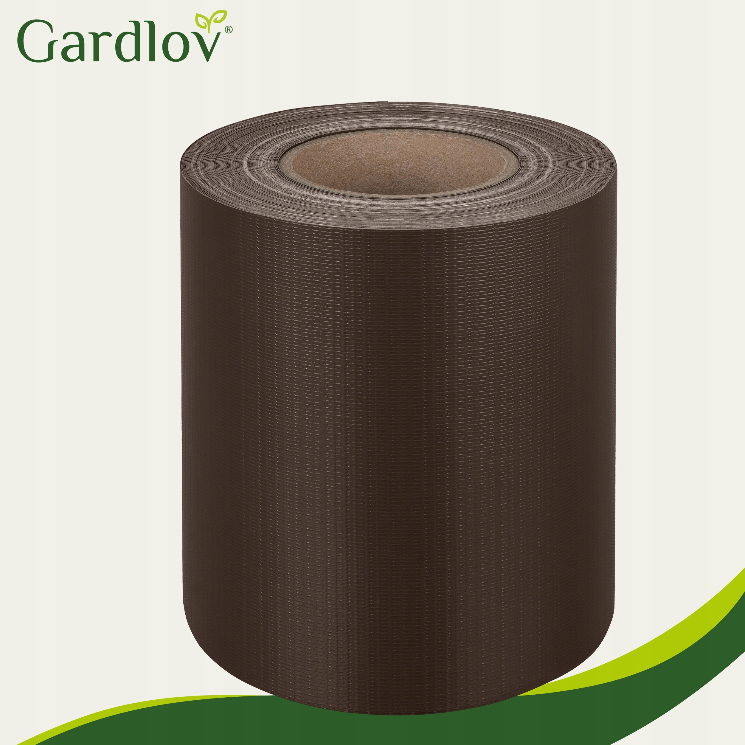 Fence Tape Panel Cover Fence Brown 19x35cm 25 Clips Mesh material PVC coated