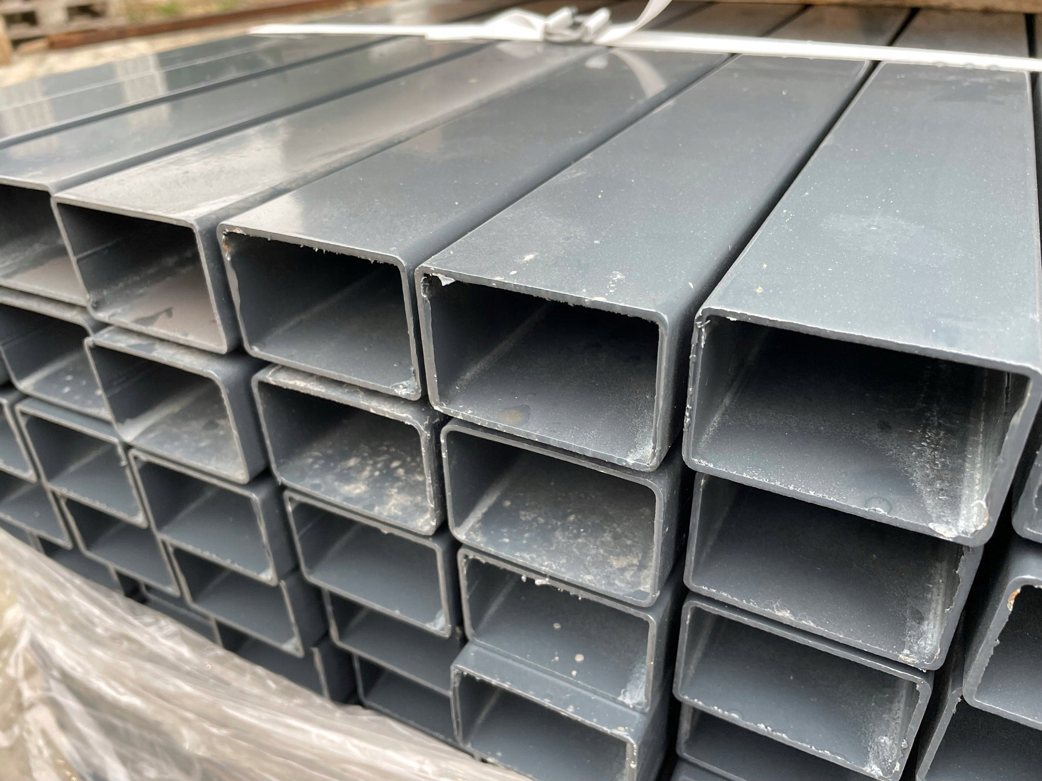 Fence posts 60x40 ANTHRACITE 200cm Panel Length 0.06 m