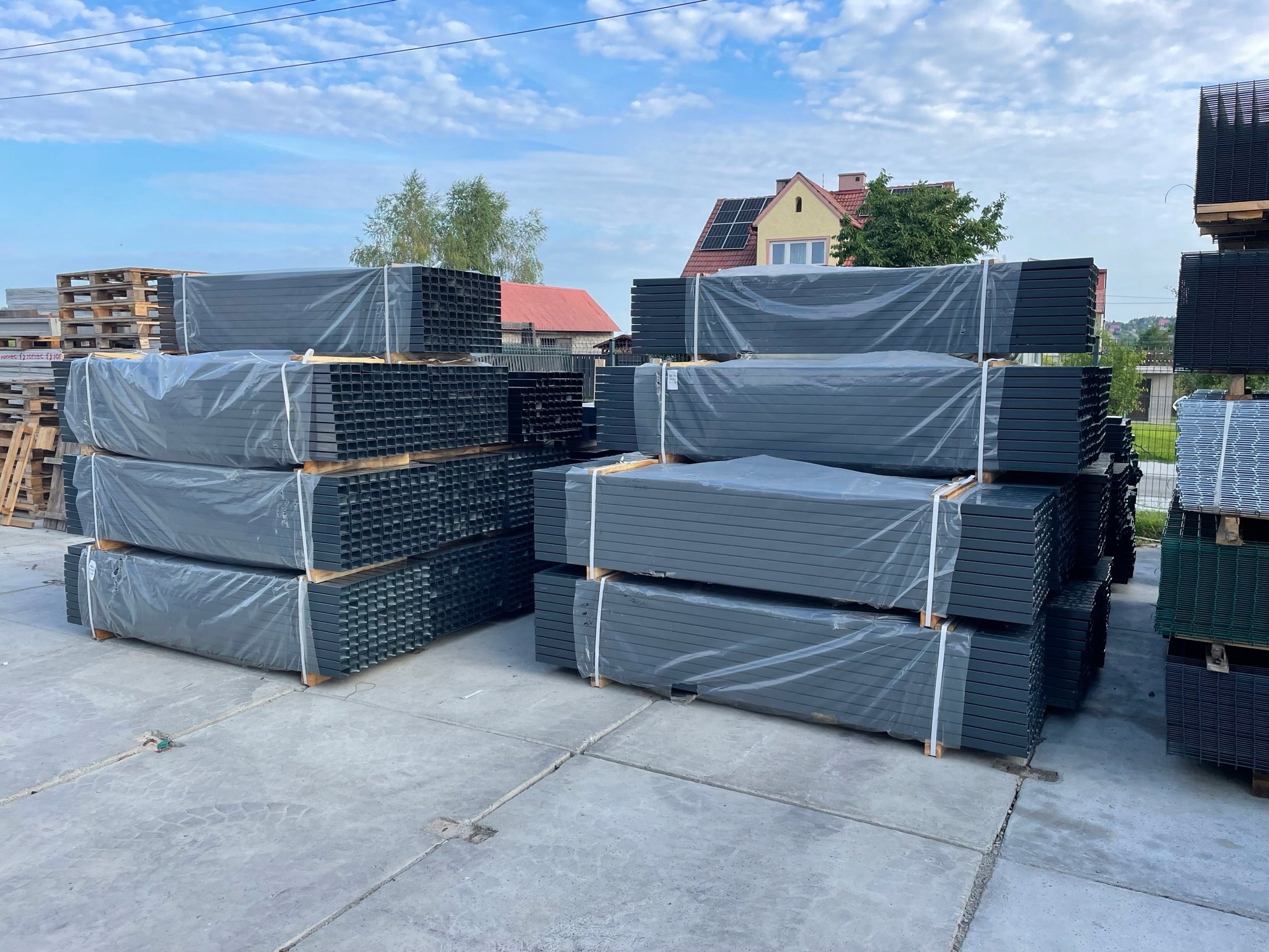Fence posts 60x40 ANTHRACITE 200cm Panel Manufacturer no brand