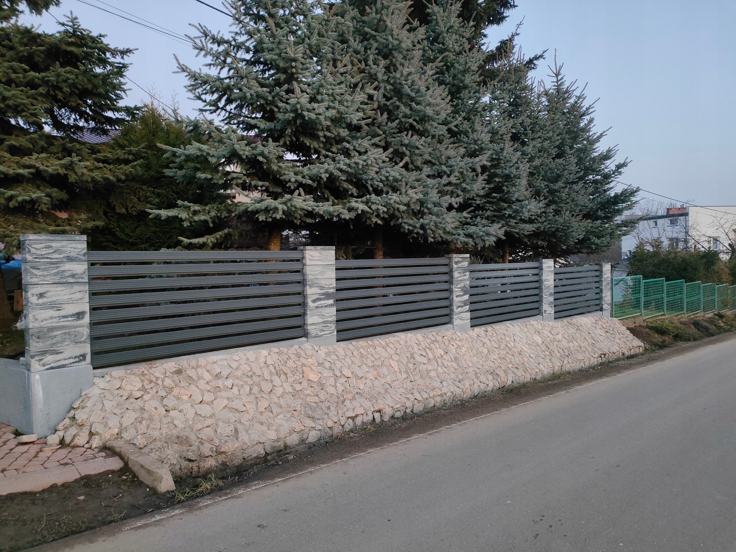 Fence span 2000x1000 PLASIMET Maximum element height 1500 cm