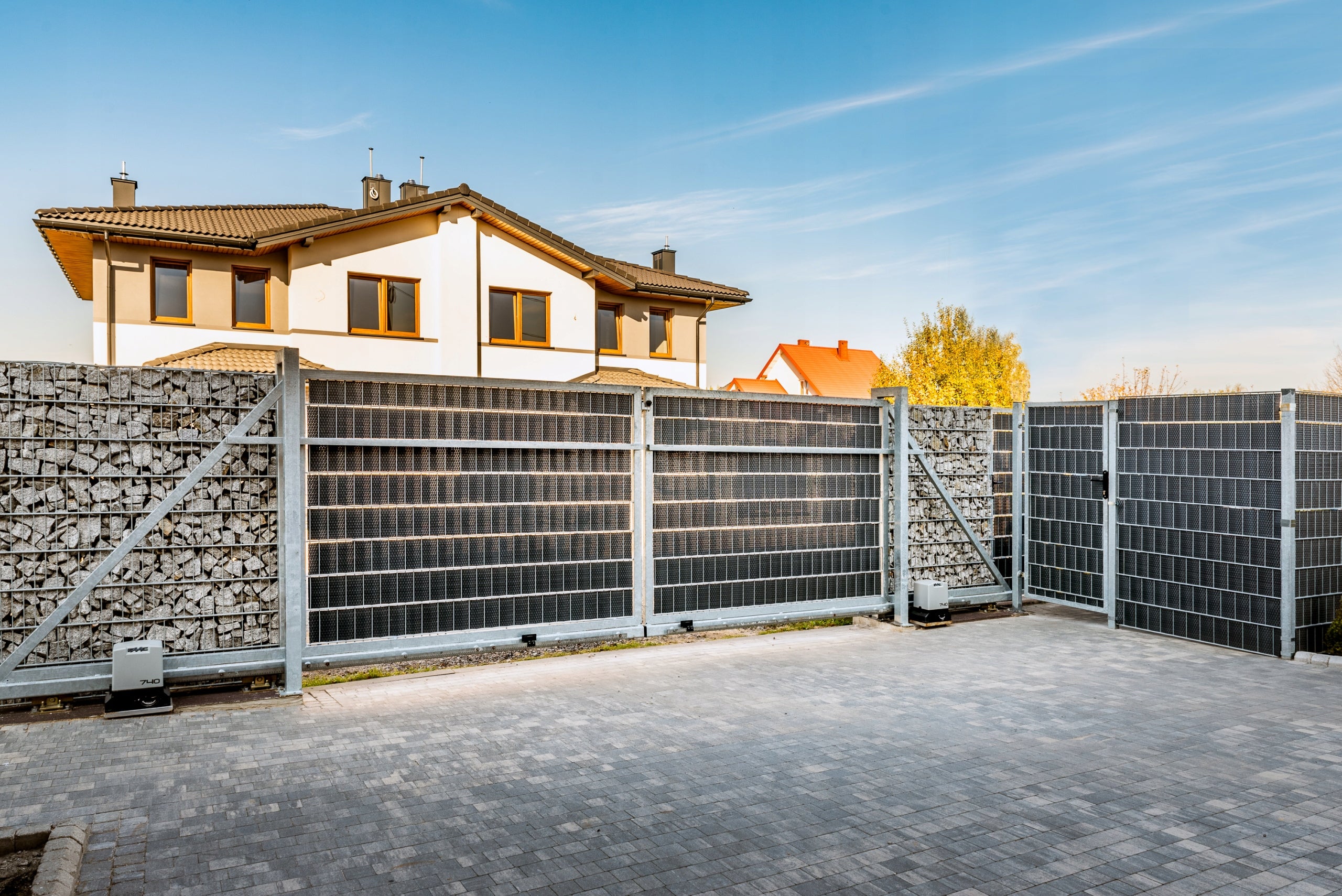 Fence tape rattan, fence cover, 1200 g/m2 19x255cm RD03 Shape rectangular