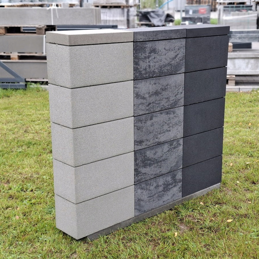 Fence void 40x20x20 PRO+ midi grey Post Wall Fence