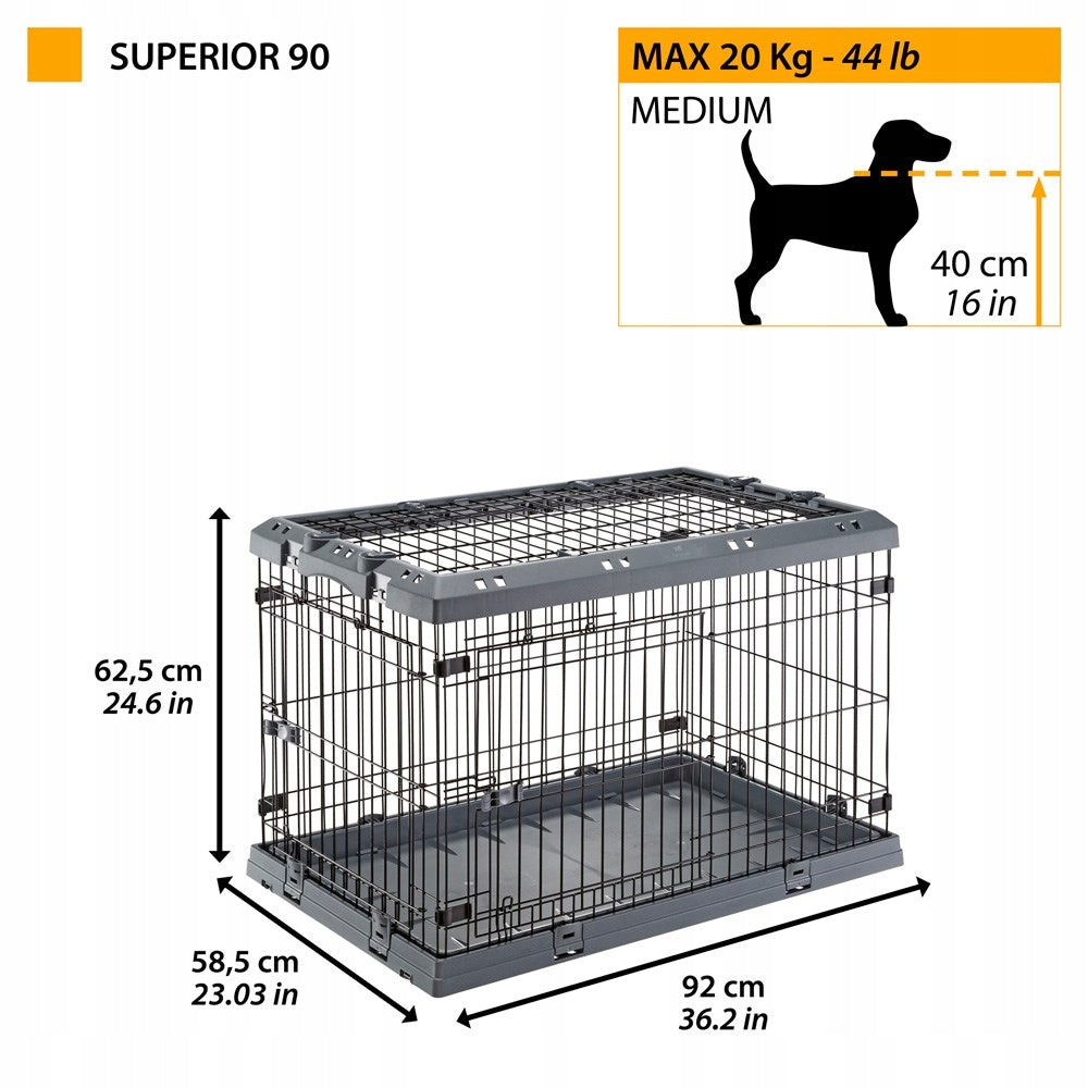 Ferplast SUPERIOR 90 Dog cage 92x58,5x62,5cm Manufacturer code 8010690185682