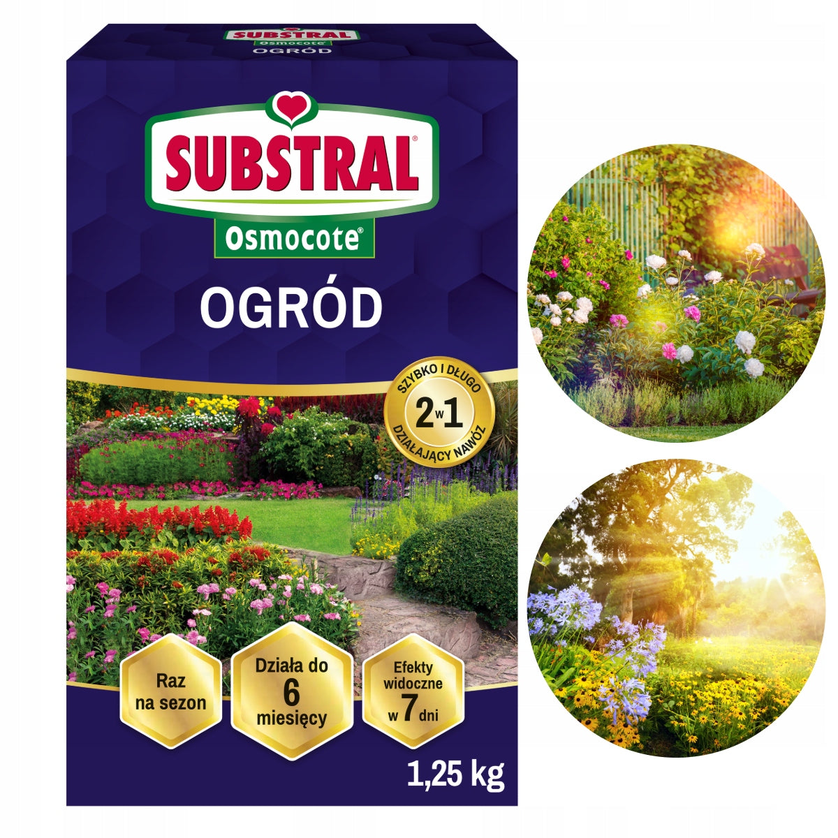 Fertilizer Osmocote 2in1 universal Garden Substral 1,25 kg long-acting Form granules