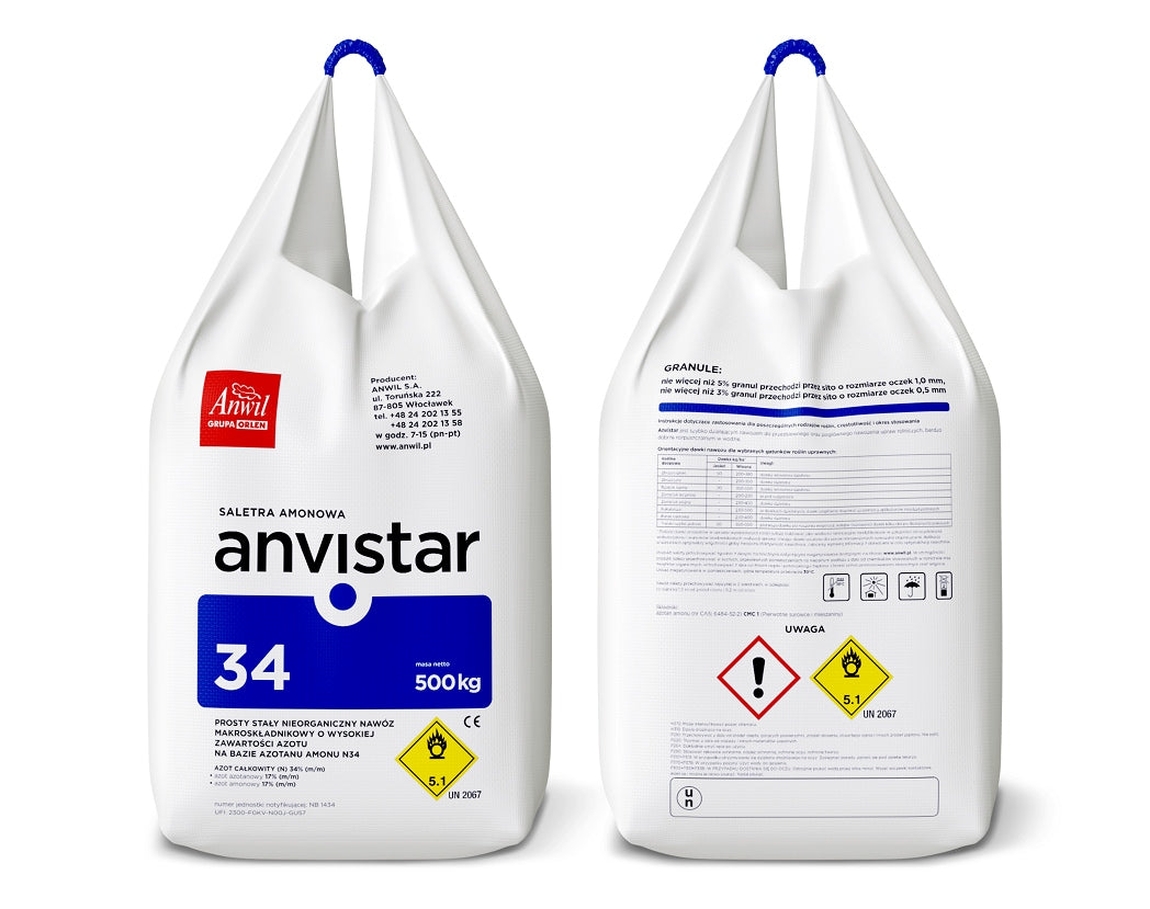 Fertilizer Saletra Ammonium Anvistar granules 10 kg grass lawn Manufacturer code Saletra 10kg Anvistar