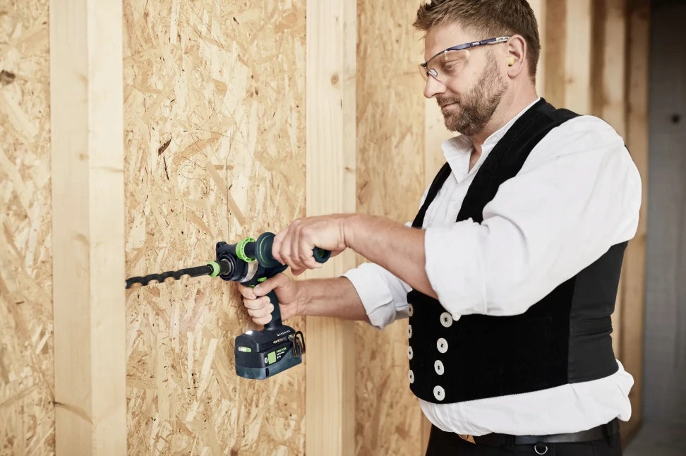 Festool Akumulátorový príklepový skrutkovač QUADRIVE TPC 18/4-Basic 575604 Device weight 2 kg