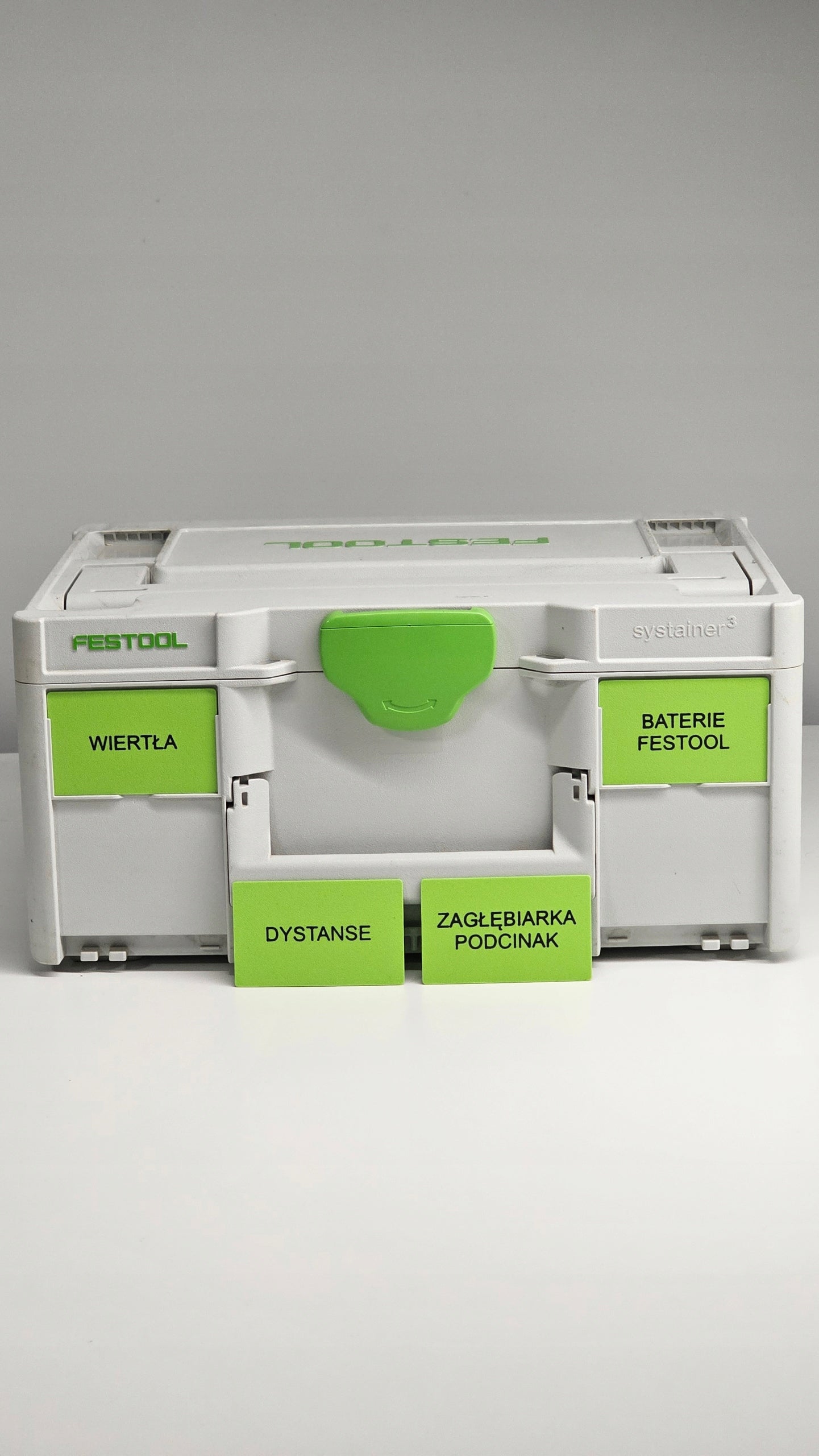 Festool box badge with any inscription label plate SYS Brand no brand
