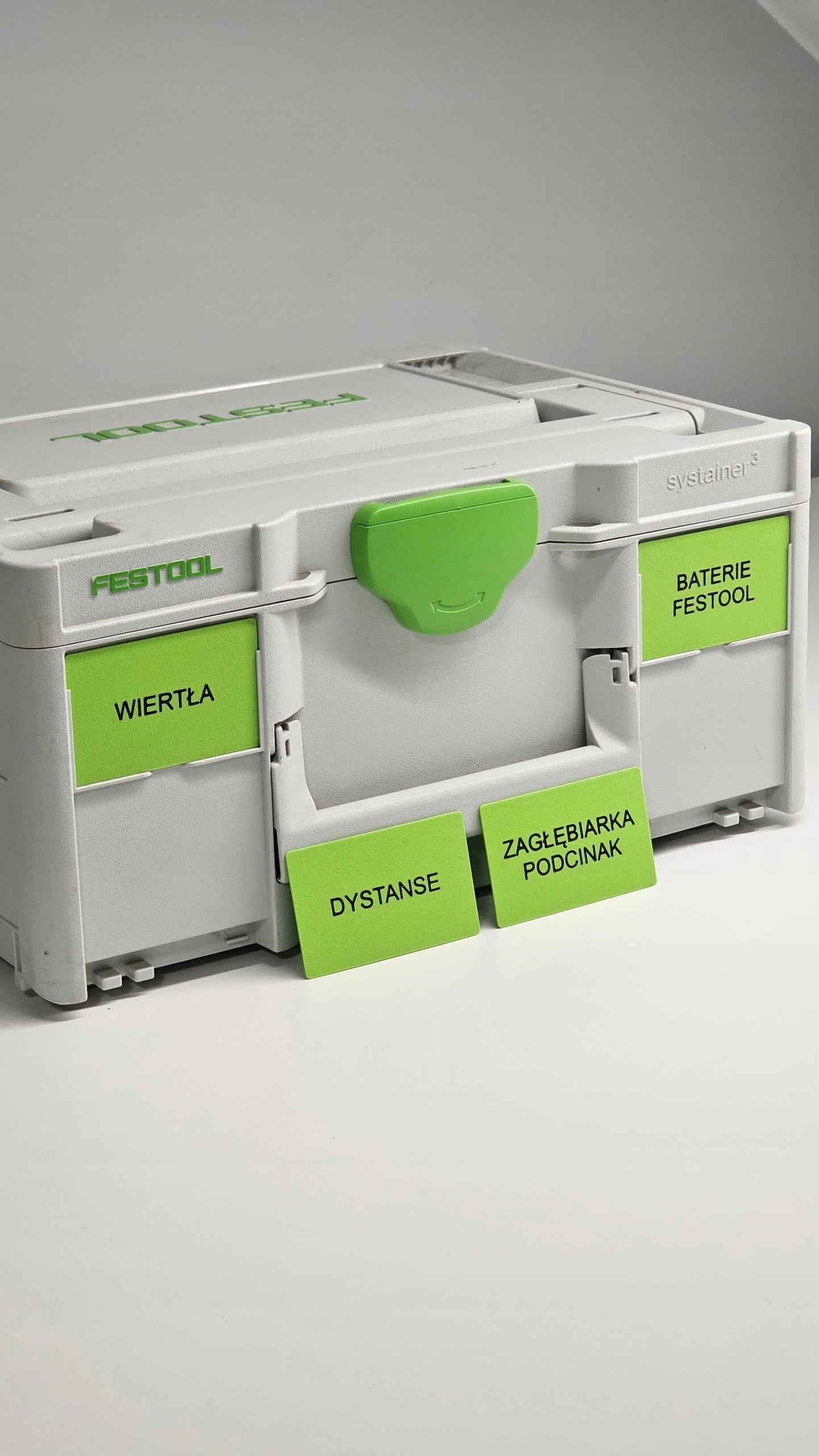 Festool box badge with any inscription label plate SYS EAN (GTIN) 5908007755112